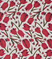 Tulips And Butterflies - Original - Mutka Silk