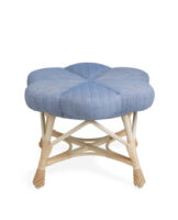 The Rattan Upholstered Venus Stool