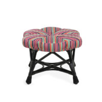 The Rattan Upholstered Venus Stool gallery