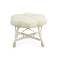 The Rattan Upholstered Venus Stool gallery