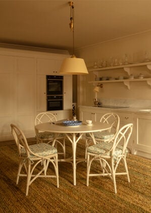 The Dryad® Rattan Whalebone Chair: lifestyle