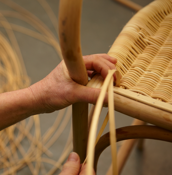 The hunt for rattan weavers leads Soane to Angraves, the last rattan workshop in the UK. 