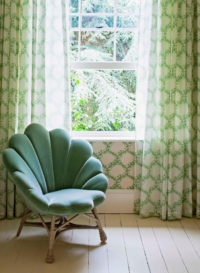 Soane's wallpaper collection launched, Seaweed Lace being the first design.