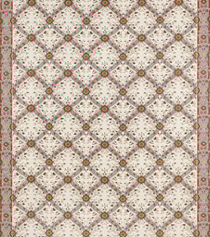 Trellis Twine - Jamawar - Stone Linen
