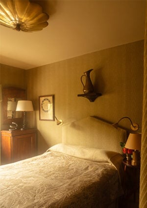 The Flush Scallop Ceiling Light - Large: lifestyle