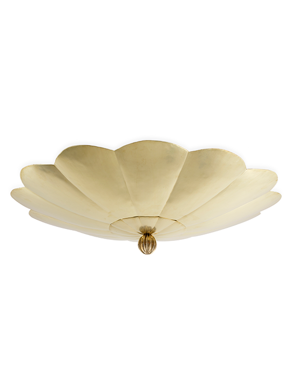 The Flush Scallop Ceiling Light - Monumental