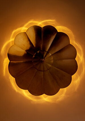 The Flush Scallop Ceiling Light - Monumental: lifestyle