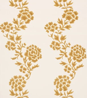 Charlotte Johnstone - Mawar Wallpaper - Gold
