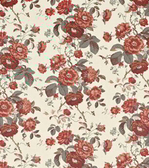 Roses - Munstead - Ivory Linen