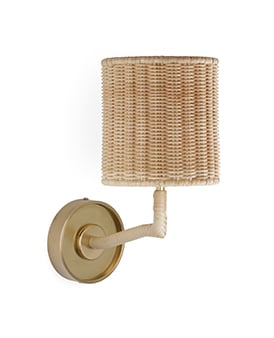David Netto - The Rattan Lourmarin Wall Light