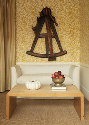 The Rattan Templeton Coffee Table: lifestyle