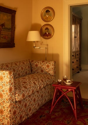 The Dryad® Rattan Leighton Side Table – Low: lifestyle