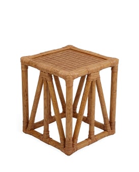 The Rattan Osiris Side Table – Low