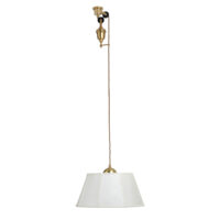 The Single Rise And Fall Ceiling Light - With Vellum Shade gallery