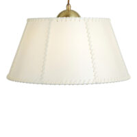 The Single Rise And Fall Ceiling Light - With Vellum Shade gallery