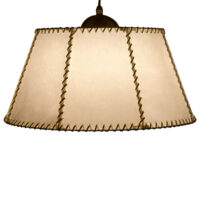 The Single Rise And Fall Ceiling Light - With Vellum Shade gallery
