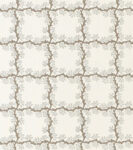 Espalier Square - Chestnut - Ivory Linen