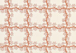 Espalier Square Wallpaper - Terracotta