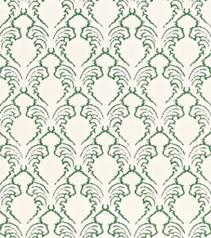 Etched Pineapple Wallpaper - Emerald