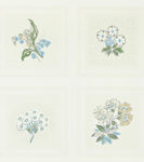 Linnaeus is a tile like wallpaper with flower motifs in each square