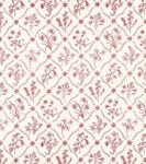 Lucknawi Flower - Berry - Ivory Linen