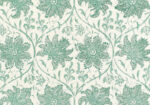 Palampore Blossom - Emerald - Ivory Linen