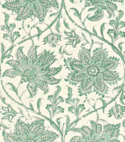 Palampore Blossom Wallpaper - Emerald