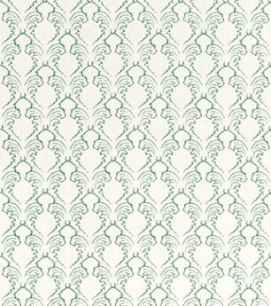 Pineapple Silhouette - Emerald - Ivory Linen