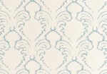 Pineapple Frond - Azure - Ivory Linen