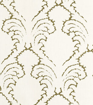 Pineapple Frond - Moss - Ivory Linen