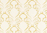 Pineapple Frond - Ochre - Ivory Linen