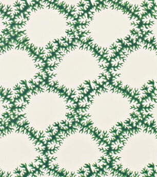 Seaweed Lattice Wallpaper - Emerald