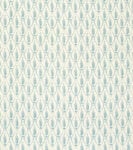 Serpentine Fern - Azure - Ivory Linen
