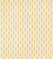 Serpentine Fern - Ochre - Ivory Linen