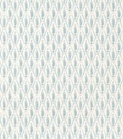 Serpentine Fern Wallpaper - Azure
