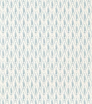 Serpentine Fern Wallpaper - Azure