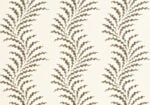 Scrolling Fern Frond Wallpaper - Chestnut