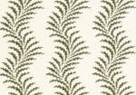 Scrolling Fern Frond Wallpaper - Moss