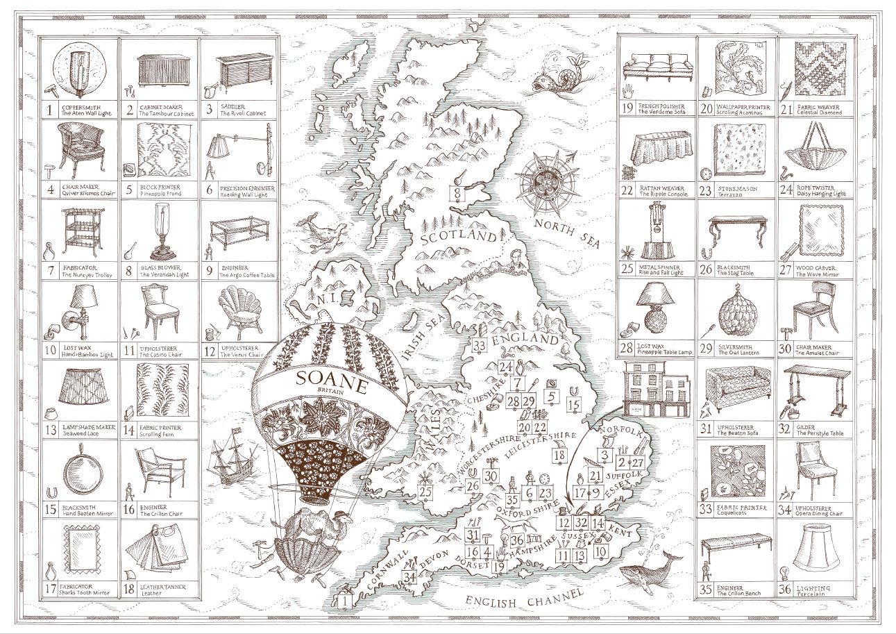 Soane Britain's Craftsmanship Map