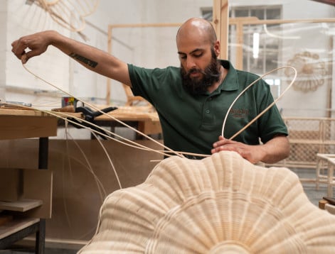 Soane Craftsmanship: Rattan Weavers