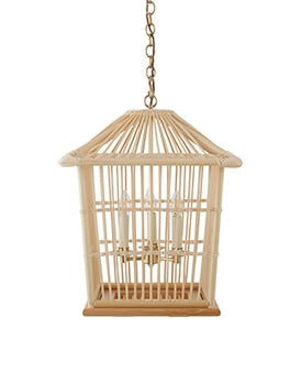 The Rattan Aviary Lantern