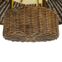 The Rattan Etienne Hanging Light - With Chain gallery