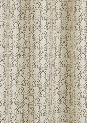 Pineapple Silhouette - Moss - Ivory Linen: lifestyle