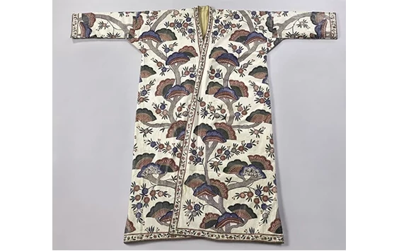 Dutch dressing gown (banyan) made of Indian chintz, 1725-1749, Rijksmuseum