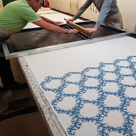 All of Soane's printed fabrics are made in British workshops where highly skilled craftspeople practise traditional printing methods.