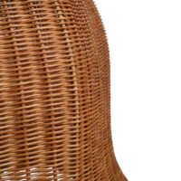 David Netto - The Rattan Big Bad Kitty Hanging Light - With Chain gallery