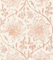 Palampore Blossom - Indian Pink - Ivory Linen