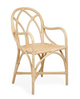 The Dryad® Rattan Whalebone Chair - With Arms