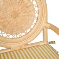 The Rattan Carousel Dining Chair - With Arms gallery