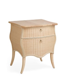 The Rattan Virginia Bedside Chest